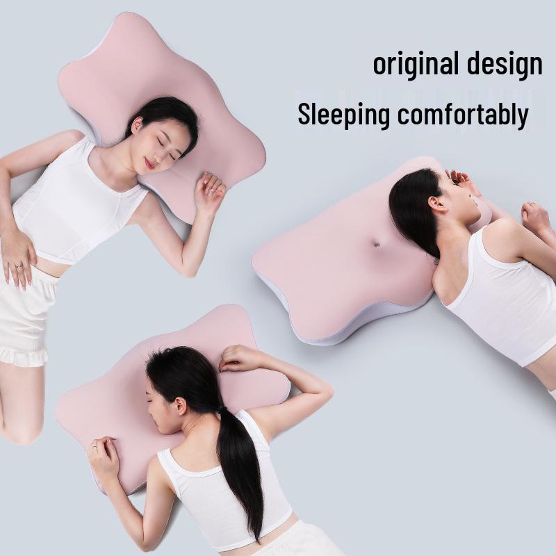 Memory Foam Neck Protection Pillow - Supports Sleep, Non-Collapsing, for Side Sleepers