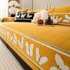 Butterfly Jacquard Sofa Covers Chinese Chenille Sofa Mat Four Seasons Universal Anti Slip Sofa Mat Solid Color Couch Cushion