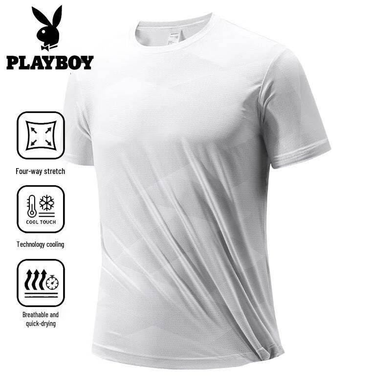 Playboy Men s Quick-Dry Sport T-Shirt 5XL
