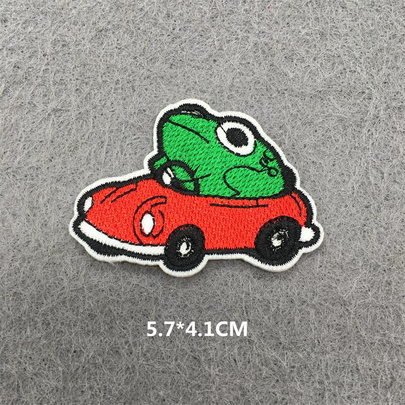 Rainbow Embroidered Patches On Clothes Iron On Patches For Clothing Diy Cartoon Stripes Stickers Anime Patches Appliques Badges