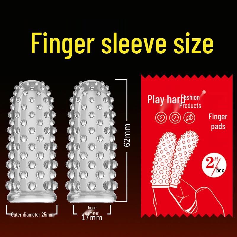 Playful Burst Tide Finger Cots: Adult Fun Set for Couples, Disposable Finger Cots for Sensual Flirting.