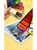 Fan-shaped Solid Watercolors: 24, 36, or 42 Gouache Colors for Students & Beginners