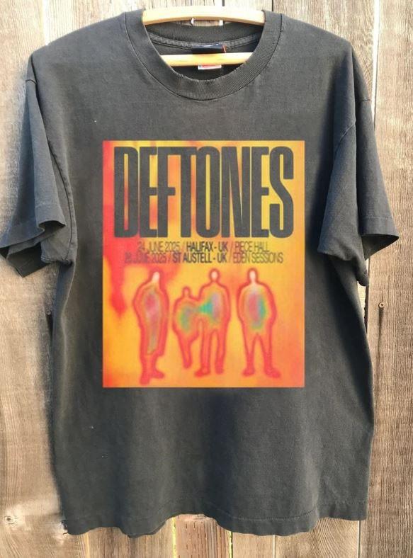 Deftones Shows For Summer 2025 Poster Tour Charcoal Unisex T shirt WA3295