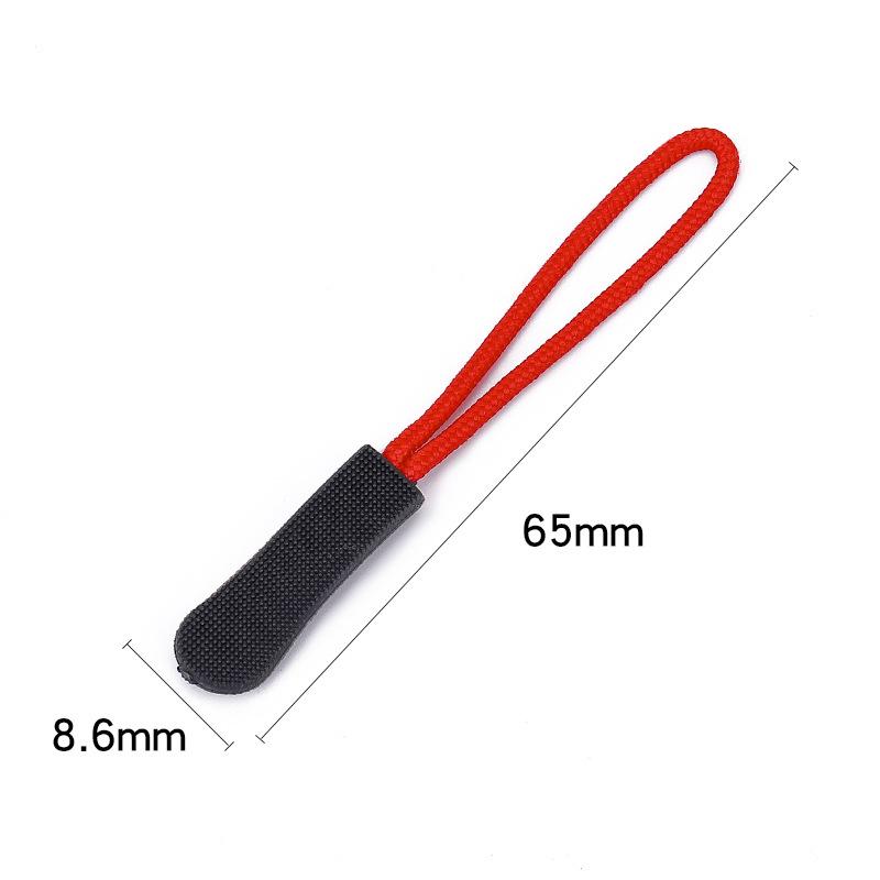Zipper Puller and Tail Rope: Anti-Slip Nylon Accessories for Bags, Clothes, and Backpacks