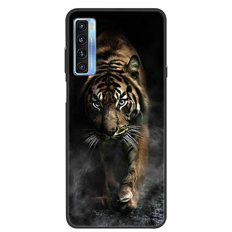 For TCL 20L Case Cute Painted Soft Silicone Back Cover for TCL 20L+ Plus T775H Phone Cases TPU Bumper For TCL 20S 20 L T774H