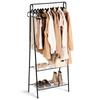 Stojak Wieszak Stojący Podłogowy Metalowy Garderoba Półka Na Ubrania Odzież