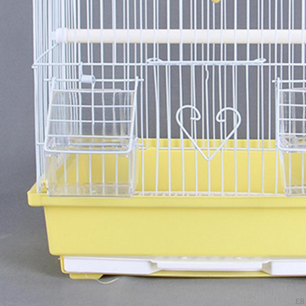 Bird Cage Hanging Hook Birdcage Parrot Stand with Standing Pole for Parakeet Conures