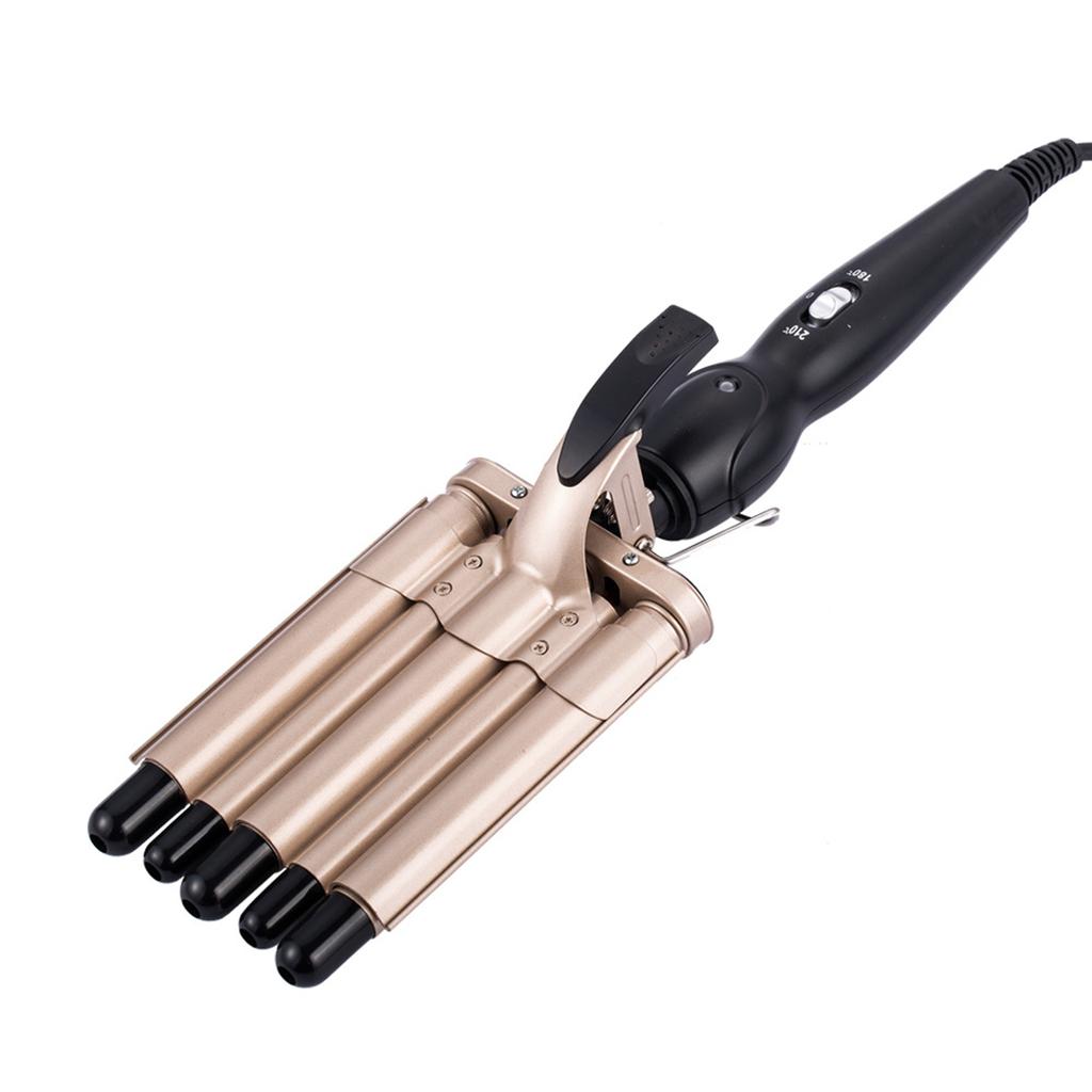 5-Barrel 15mm Egg Roll Hair Curler Hair Curling Iron Hair Waver Hair Crimper Temperature Adjustable