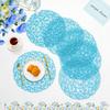 Tappetino Resistente al Calore Antiscivolo per Tavola da Pranzo Set Lavabile Decorativo Intrecciato Sottobicchieri Tappetini Protettivi per Ciotole per Cucina di Casa Esterno
