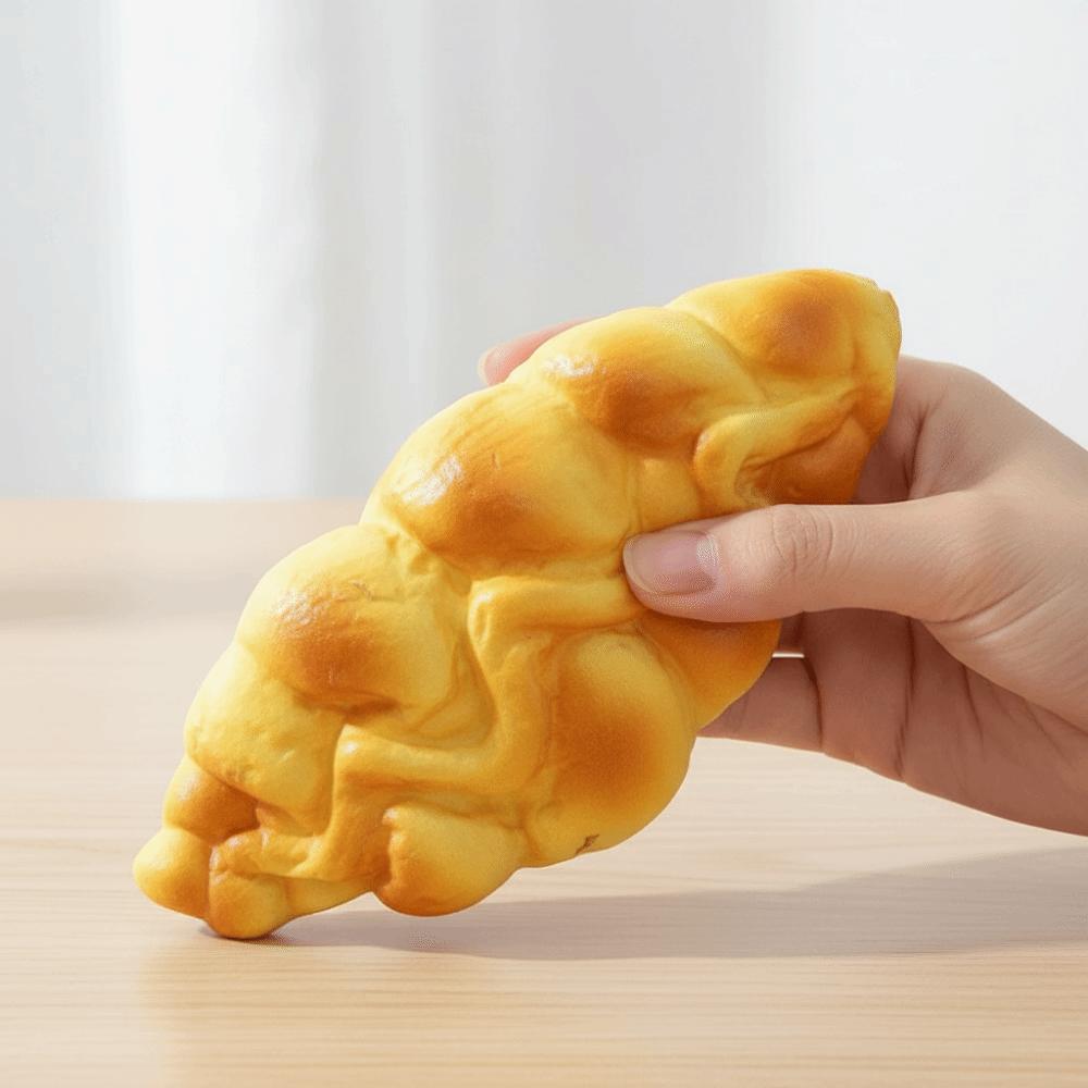 Creative Toast Slow Rebound Toys Moist Feel Toast Pinch Toy Children Toys