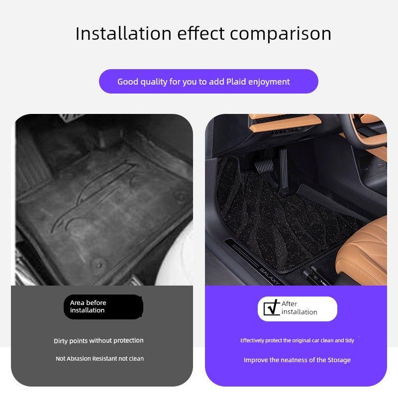 Applicable to Galaxy E5 Star Ship 7 Star Yao 8 Special L7 Galaxy E8 Upper Layer Mat Replacement Carpet Car Foot Mat