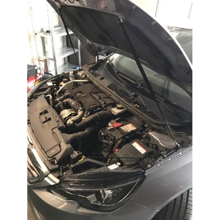 Hood Struts For Peugeot 308 II T9 2013-2021 Front Bonnet Modify Gas Spring Prop Lift Support Carbon Fiber Damper Piston Rods Bar