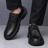 Fashion2024 New Leather Men Driving Shoes CasualLace-Up Business Shoes Breathable All-match Men Flats Fashion Moccasins Walking Shoes