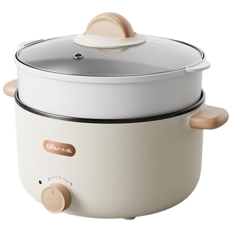 Bear 3L Multi-function Electric Cooking Pot with Steamer CN plug (adapter included)
