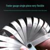 High-Precision Stainless Steel Feeler Gauge, Wedge-Shaped for Valve Adjustment, 0.02-1.0mm