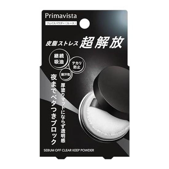 Primavista Sebum Off Clear Keep Powder Face Mattifying Lightweight Transparency Smooth Skin Blocks Shine Until Night Strong Oil Sweat Resistance