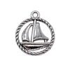 Charms Airplane Ship Pendants Minimalist Jewelry Components QC001