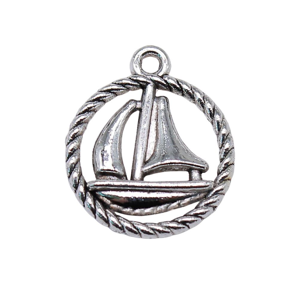 Charms Airplane Ship Pendants Minimalist Jewelry Components QC001