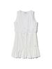 Gijun Sheer Layered Mini Dress Off-White