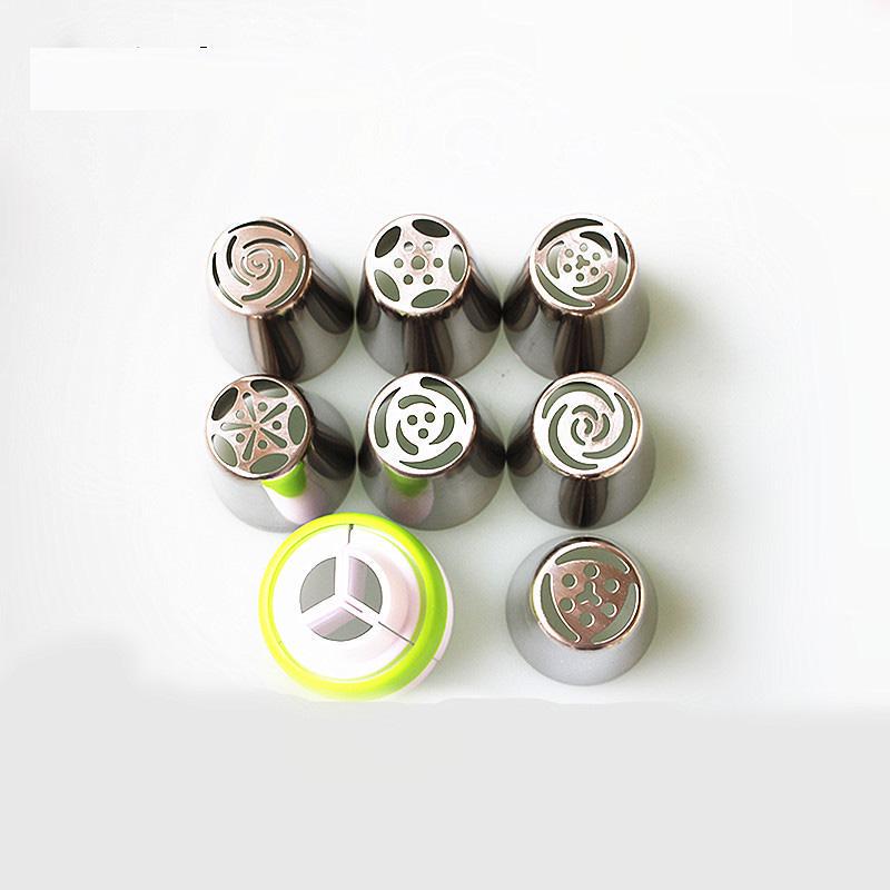 7 buc/set Duze de patiserie din oțel inoxidabil Instrumente pentru decorarea torturilor Sfaturi pentru glazură Cofetărie Cupcake