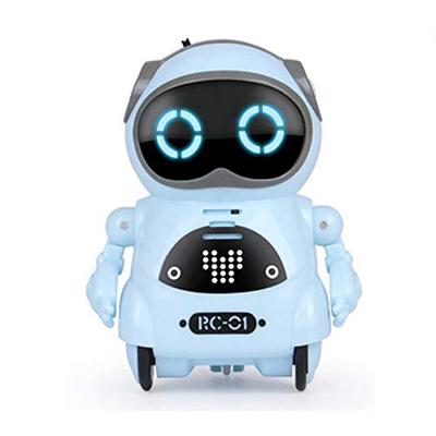 ATAMIRA Mini İngilizce Robot Oyuncak, Mavi, Şarkı Söyler, Dans Eder ve İngilizce Kelimelere Tepki Verir, Çocuklar İçin Mükemmel, Cebinizde Taşıyın, Çocuklar İçin Doğum Günü Hediyesi