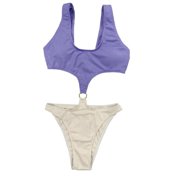 

Женский купальник, износостойкий нейлоновый цельный купальник, купальник с кольцом L