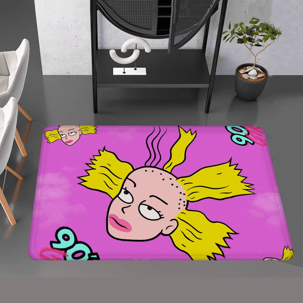 Children Animation R-Rugrats Entrance Door Mat Washable Non-Slip Living Room Sofa Chairs Area Mat Kitchen Welcome Doormat