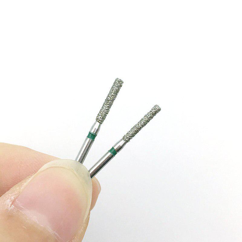 10pcs/box Dental Diamond Burs Drill Polishing Smoothing Whitening Product For High Speed Handpiece Coarse FG 1.6M SF-12C