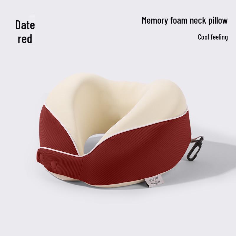 Portable U-Shaped Memory Foam Neck Pillow for Parent-Child - Foldable Travel, Airplane, Office & Nap Support