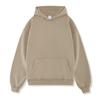 American Solid Color Velvet Hooded Sweatshirt for Men's Thick Loose Hooded Hoodie