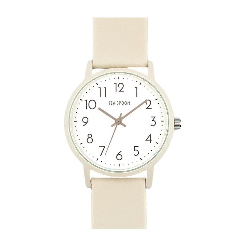 

[Follow] watch Tea Spoon Basic color rubber watch N03722A-1 IV ladies ivory