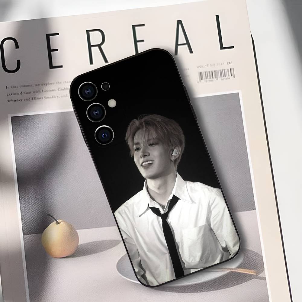 H-Heeseung L-Lee Phone Case For Samsung S25,S24,S21,S22,S23,S30,Ultra,S20,Plus,Fe,Lite,Soft Black Cover