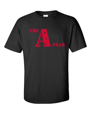 Das A-Team Retro-Fernsehserie Herr. NUR WÖRTER HerrenT-Shirt 806