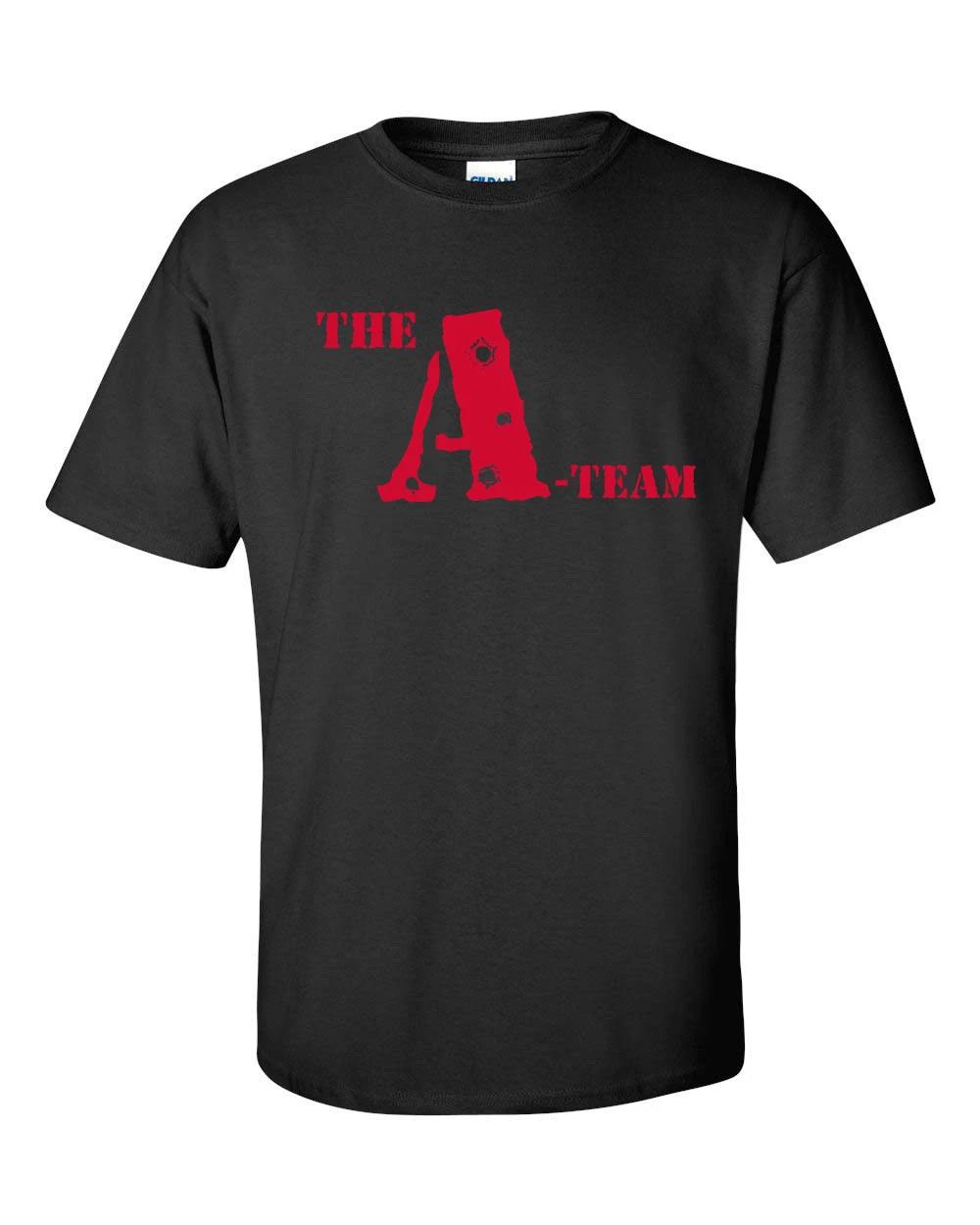 The A Team Retro TV Series Mr. T WORDS ONLY Men sTee Shirt 806 S