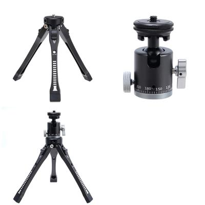 Trépied de Table Portable Trépied Stable de Table Trépied en Aluminium pour Appareils Photo & Monopodes pour Vloggers & Créateurs de Contenu