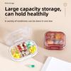 Portable Portable Medicine Box Sealed Moisture-proof Medicine Box Mini Travel Medicine Box Small Capacity Medicine Storage Box