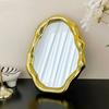 Creative Cosmetic Mirror Irregular Shape Living Room Table Decoration Cute Cloud Cosmetic Mirror Indoor Aesthetic Decoration