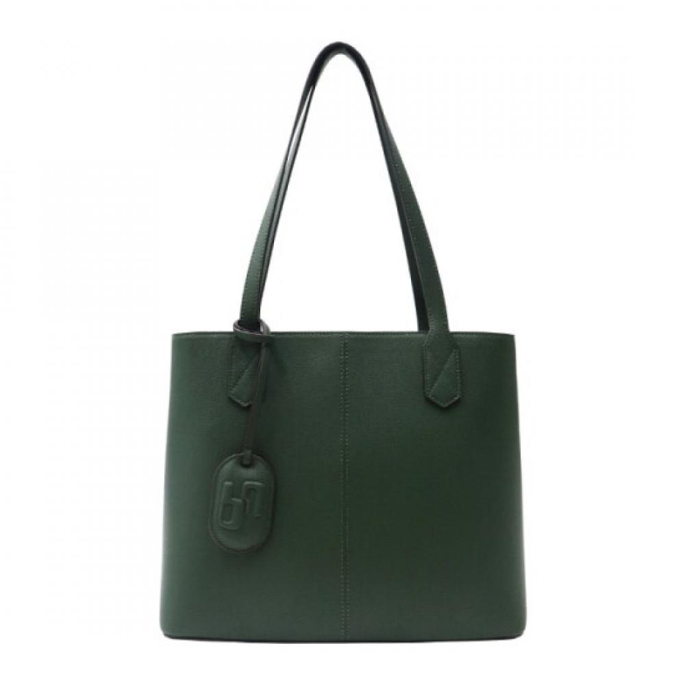 BAnAvAnA Meiji A Shoulder bAg Genuine leAther dArk Green hmwcA259mAi0 1