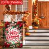 2D Flat - 2D Flat Christmas Garden Candy Cane Garden Flag 3 (2) Outdoor Garden Flag Double-Sided Home Decoration Courtyard Decoration Outdoor Decorat