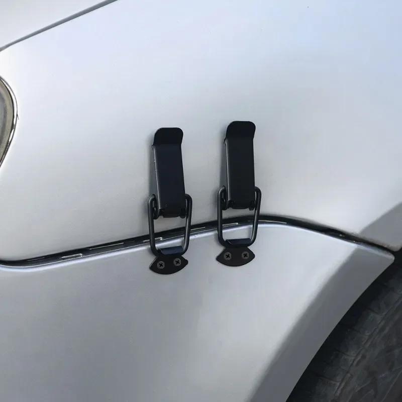 2pcs Car Bumper Pull Hooks Small/large Size Connecting Locks Auto Fixing Clips Fastener Clip Universal Bumper Quick Release Hook