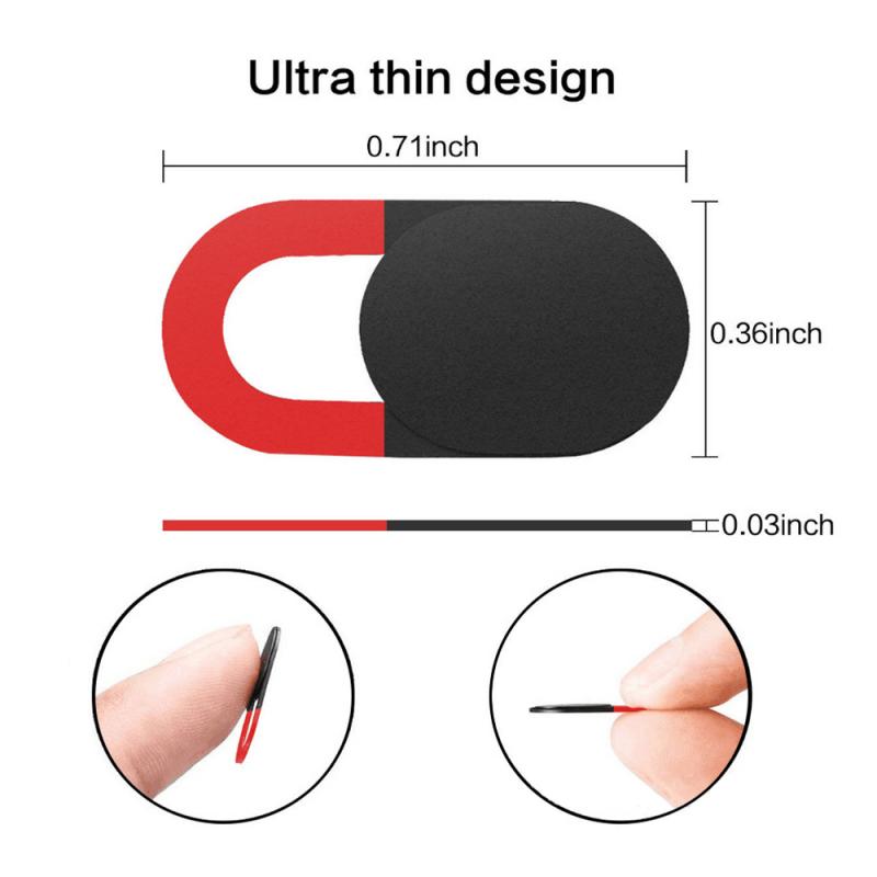 FONKEN Webcam Cover Laptops Camera Shutter Privacy Protective Cover Anti-Peeping For IPad Mobile Phone Tablet Computer Lens Sticker