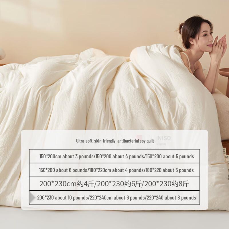 MINISO Unstained Antibacterial Soybean Fiber Quilt