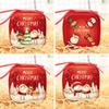 Christmas Decor Gift Zipper Wallet Children's Coin Purse Cute Santa Cartoon Holiday Gift Bags For Guests Wedding Birthday Party