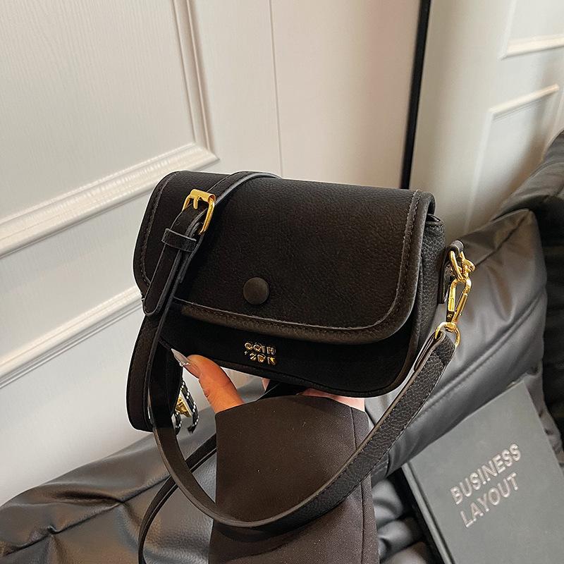 

Premium sense bag women s new trendy and popular versatile shoulder messenger bag hand carry commuter small square bag чёрный