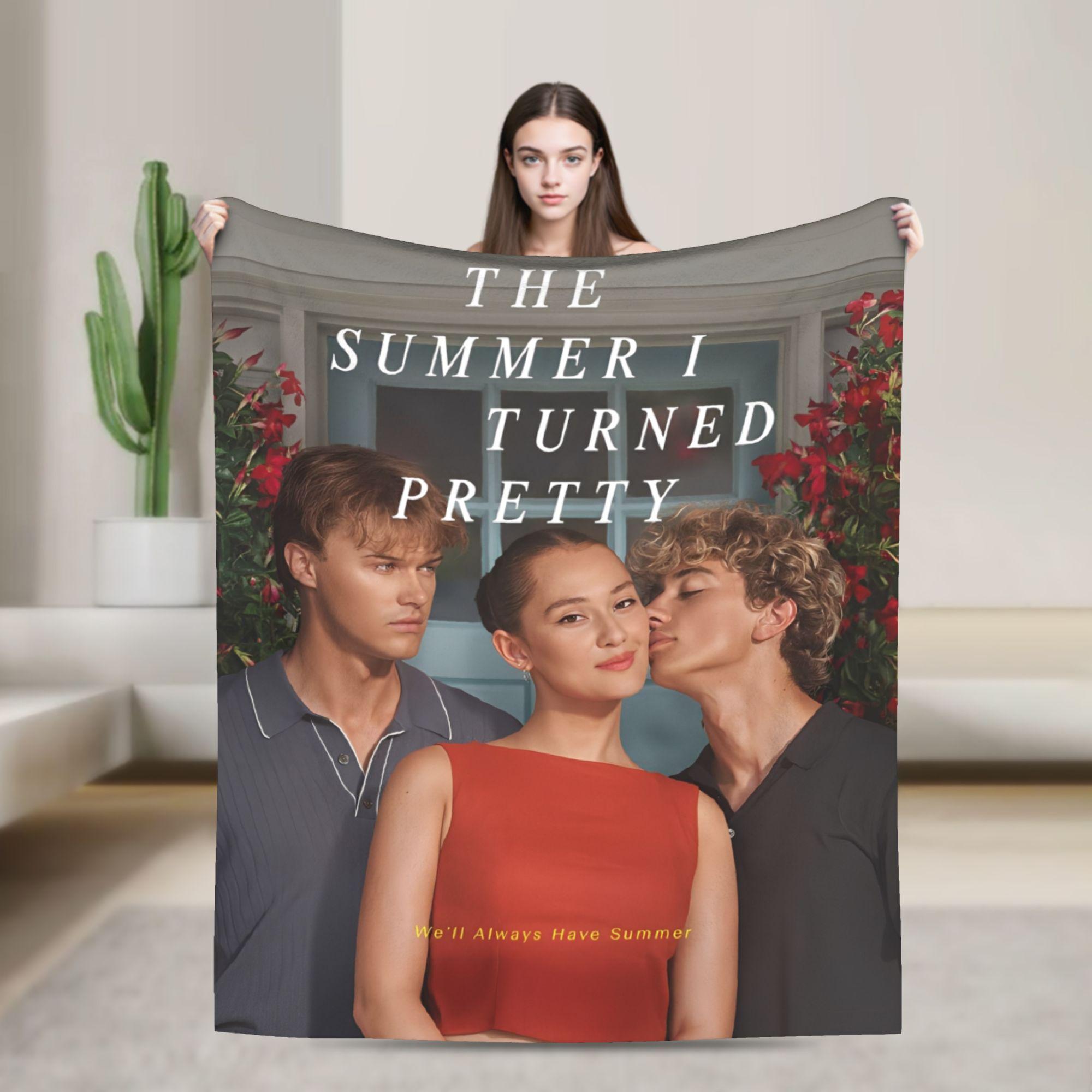 

The Summer I Turned Pretty Flannel Throw Blankets Cousins Beach for Bedding Throws Knitted Blanket Travel Warm Portable Quilt 30x40in