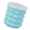 Ice Bucket Silicone Insulated Ice Cube Mold Double Ice Tray for Cocktail Cooling L 13.5x13.5x14cm /