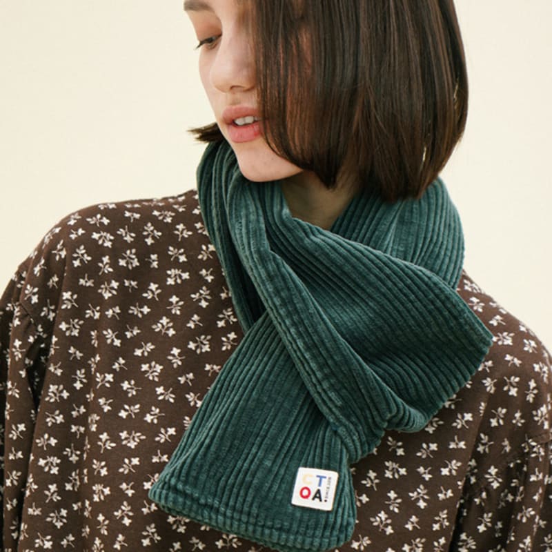 CHIQUITA Muffler (Corduroy) Green 244701SGN