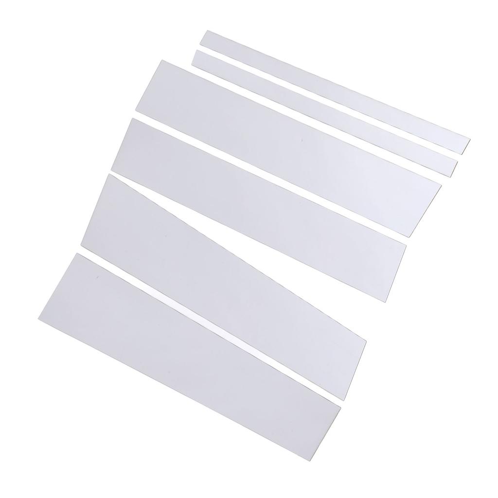 6Pcs Pillar Post Cover Trim Mirrored Finish Weather Resistant Easy Installation Pillar Post Trim for   2004 to 2015