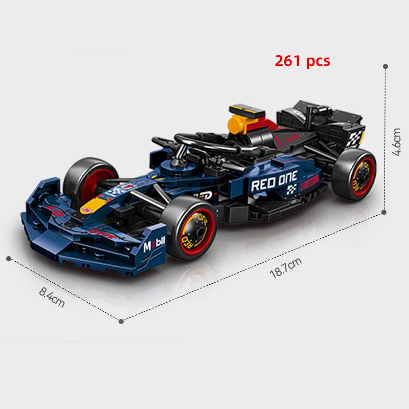 Creative Speed MOC City Vehicle Super Car Formula Car Rally Building Blocks Bricks Sets Ornament Diy ConsturctionToys