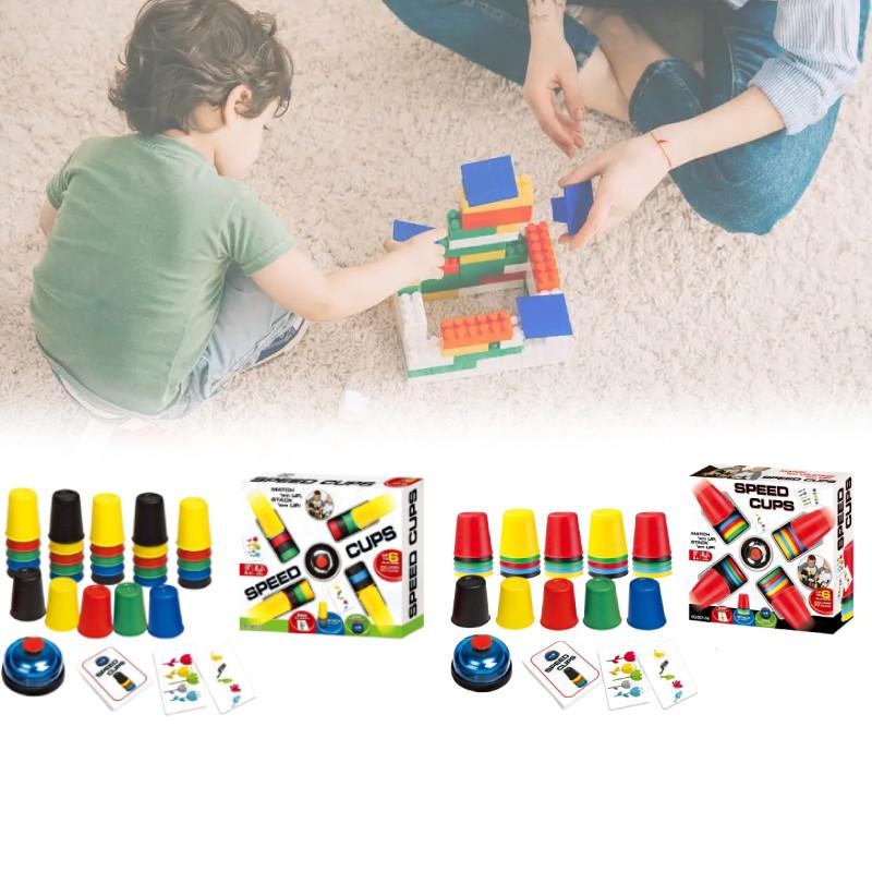 Speed Cups Quick Hand Eye Coordination Game For Children Age 4 Years Gift Toys